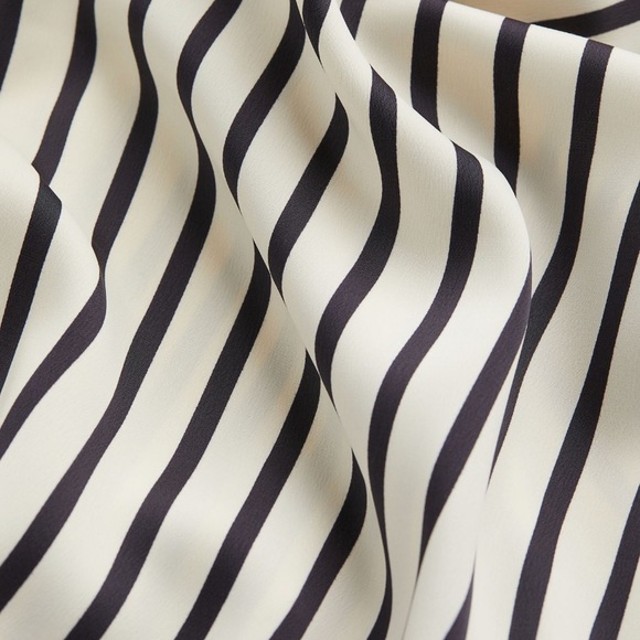 Satin Striped Skirt - Picture 2 of 2